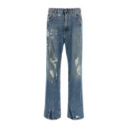 Wijde Denim Jeans Dolce & Gabbana , Blue , Heren