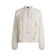 Stijlvolle Shirt voor Mannen Hugo Boss , White , Dames