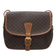 Pre-owned Canvas celine-bags Celine Vintage , Brown , Dames