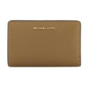 Cappuccino Leren Portemonnee Michael Kors , Beige , Dames