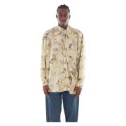 Gedraaide Fontanelle Shirt Magliano , Beige , Heren