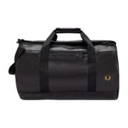 Barrel Tas Rugzak Laurel Borduurwerk Zwart Fred Perry , Black , Heren