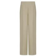 Elegante Wijde Broek Dante 6 , Beige , Dames