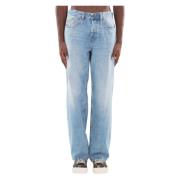 D-Macro Straight Jeans in 01 Diesel , Blue , Heren