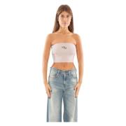 Metal Gebreide Top met M-Clarksvillex Stijl Diesel , Gray , Dames