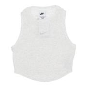 Essentiële Rib Crop Tank Nike , Gray , Dames