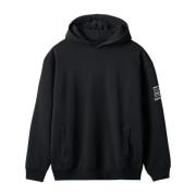 Zwarte Boxy LS Hoodie Sweatshirt Gabba , Black , Heren