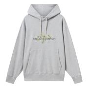 Grijze Bloemenborduurwerk Hoodies Stella McCartney , Gray , Dames