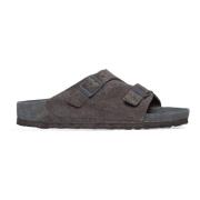 Exclusieve Suède Sandalen in Anthracite Birkenstock , Gray , Heren