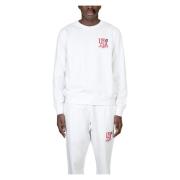 Iconic Sweatshirt met Print Autry , White , Heren