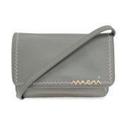 Leren schoudertas Marni , Gray , Dames