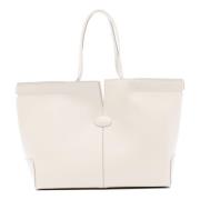 Stijlvolle Leren Tas Tod's , White , Dames