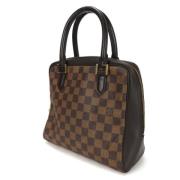 Pre-owned Canvas handbags Louis Vuitton Vintage , Brown , Dames