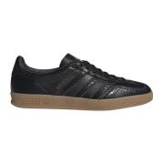 Lage Sneakers met Gewatteerde Zool voor Mannen Adidas , Black , Heren