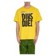 Gele Logo Tee AI-Generated Stijl Doublet , Yellow , Heren