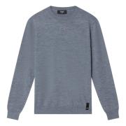 Ronde hals T-shirt Fendi , Gray , Heren