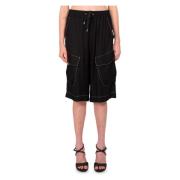 Cargo Shorts in Z99 Pinko , Black , Dames