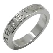 Pre-owned White Gold rings Bvlgari Vintage , Gray , Dames