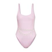 Eendelig badpak Versace , Pink , Dames