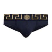 Katoenen slips Versace , Blue , Heren