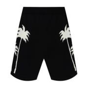 Palm Patroon Shorts Palm Angels , Black , Heren