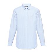 Shirt met streepjespatroon Moschino , Blue , Heren