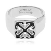 Messing ring Off White , Gray , Heren