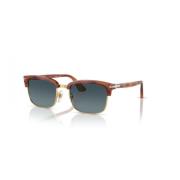 Klassieke zonnebril met zwarte montuur Persol , Brown , Unisex