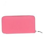 Pre-owned Leather wallets Hermès Vintage , Pink , Dames