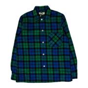 Flanellen Nachtkleding Shirt Tekla , Green , Heren