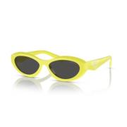 Stijlvolle zonnebril voor jouw look Prada , Yellow , Unisex