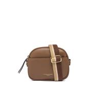 Nina Camera Tas met Gestreepte Schouderband Gianni Chiarini , Brown , ...