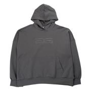 Grijze Katoenen Hoodie Sweallygz Gestuz , Gray , Dames