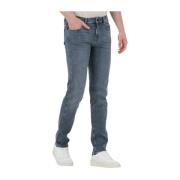 Slim Fit Delaware Jeans, Grijs Boss Black , Gray , Heren