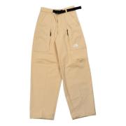 Relaxte broek in beige met zakken The North Face , Beige , Heren