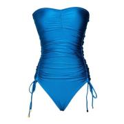 Stijlvol Elisa Swimsuit Sand , Blue , Dames