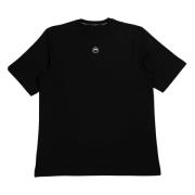 Zwarte Moon Logo Loose Fit T-shirt Marine Serre , Black , Heren