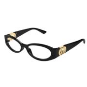 Stijlvolle Zwarte Zonnebril Gucci , Black , Unisex