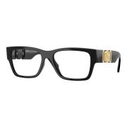 Stijlvolle Bril in Zwart Versace , Black , Heren