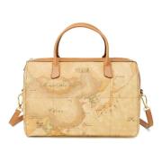 Beige Leren Handtas Herfst/Winter Collectie Alviero Martini 1a Classe ...