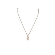 Pre-owned Rose Gold necklaces Hermès Vintage , Yellow , Dames