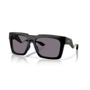 Stijlvolle zonnebril voor buitenactiviteiten Oakley , Black , Unisex