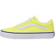 Neon Old Skool Sneakers Vans , Yellow , Dames