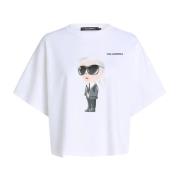 T-shirt Vrouw Karl Lagerfeld , White , Dames