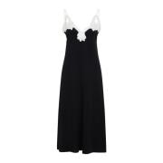 Elegante Zwarte Jurk voor Vrouwen Jil Sander , Black , Dames