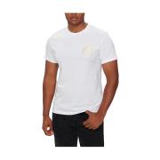 Witte T-shirt met Versace Jeans Logo Versace Jeans Couture , White , H...