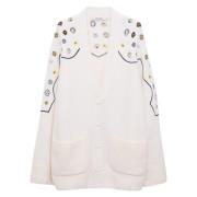 Comfortabele Cardigan Dorothee Schumacher , White , Dames