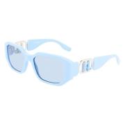 Blauwe Injectie Zonnebril Karl Lagerfeld , Blue , Dames