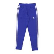 Blauwe Fleece Trainingsbroek 3-strepen Adidas , Blue , Heren