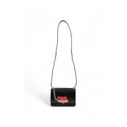 Stijlvolle Polyethyleen Handtas Dames Collectie Love Moschino , Black ...